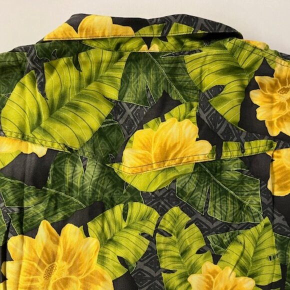 Tommy Bahama 100% Silk Hawaiian Print Mens Short Sleeve Shirt Size:XXL: Vintage - Picture 3 of 7